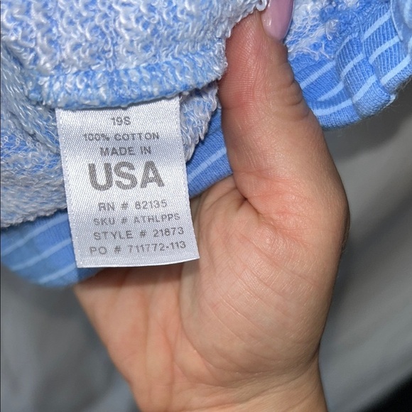 Fresh Produce Blue Striped Sweatshirt Terry XXL - Picture 4 of 7